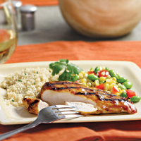 Grilled Chicken with Chipotle-Orange Glaze Recipe | EatingWell image