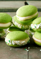 Spearmint Whoopie Pies with White Chocolate-Mascarpone ... image