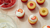 Strawberry Shortcake Cupcakes Recipe | Martha Stewart image
