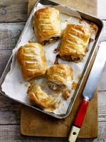 Pork and apple sausage rolls | Pork recipes | Jamie magazine recipes image