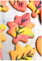 Easy Fall Cookies (Leaf Cookies) - CakeWhiz image