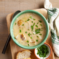 Chunky Potato Leek Soup Recipe: How to Make It image