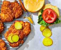 Crispy Dill Pickle Chicken Sandwiches | Better Homes & Gardens image