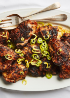 Grilled Chicken with Banana Peppers Recipe | Bon Appétit image