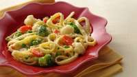 Fettuccine and Vegetables Parmesan Recipe - BettyCrocker.com image