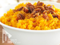 Mashed Sweet Potatoes with Caramelized Pecans | Hy-Vee image