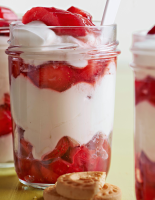 Strawberry and Rhubarb with Cheesecake Cream | Better ... image