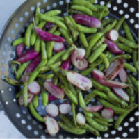 Grilled Sugar Snap Peas & Radishes – A Zest for Life image
