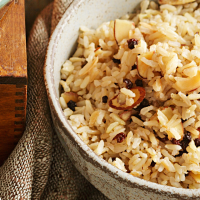 Brown Rice Pilaf Recipe | EatingWell image