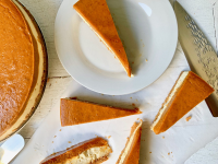 Layered Pumpkin Cheesecake Recipe | Southern Living image