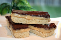 HOMEMADE TWIX BARS WITH SHORTBREAD COOKIES RECIPES
