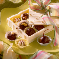Chocolate-Peanut Butter Fudge Squares Recipe | MyRecipes image