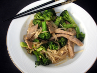 Garlic Beef With Noodles and Broccoli Recipe - Food.com image
