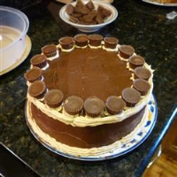 Peanut Butter Chocolate Layer Cake Recipe | Allrecipes image
