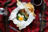 Breakfast Foil Packs With Hash Brown Potatoes, Sausage ... image