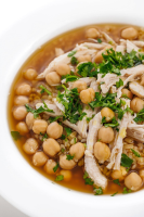 Chicken and Chickpea Soup with Bulgur Wheat - The Lemon Bowl® image