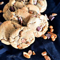Recipe for the BEST Turtle Cookies, full of pecans ... image