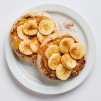 Peanut Butter-Banana English Muffin Recipe | EatingWell image