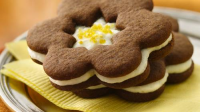 Gingersnap Sandwich Cookies with Lemon Buttercream ... image