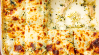 Best Chicken, Spinach & Artichoke Lasagna Recipe - How to ... image