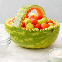 Watermelon Basket Recipe: How to Make It image