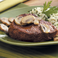 Steaks with Mushrooms Recipe: How to Make It image