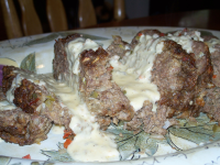 Elvis Presley's Cheeseburger Meatloaf and Cheese Sauce ... image