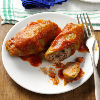 Beef & Rice Stuffed Cabbage Rolls Recipe: How to Make It image