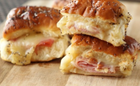 Baked Ham and Cheese Sandwiches Recipe - Food.com image