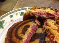 Lady Rose's Marble Rye Classic Reuben Sandwich | Just A ... image