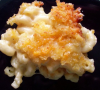 Baked Macaroni With Three Cheeses Recipe - Cheese.Food.com image