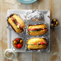 Hot Antipasto Subs Recipe: How to Make It image