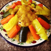 Simplified Traditional Moroccan Couscous with Vegetables ... image