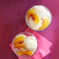 Georgia Peach Homemade Ice Cream | Allrecipes image