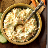 Crunchy Vegetable Dip Recipe: How to Make It image