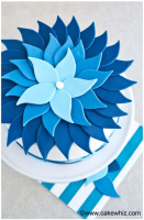 How to Make Ombre Cake {Blue} - CakeWhiz image