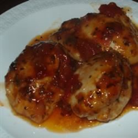 Grilled Chicken with Salsa Barbecue Sauce Recipe | Allrecipes image