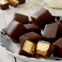 Chocolate-Covered Cheesecake Squares Recipe: How to Make It image