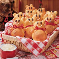 Teddy Bear Rolls Recipe: How to Make It - Taste of Home image
