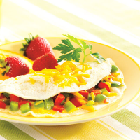 Egg White Omelet Recipe | Land O’Lakes image