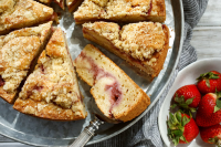 Strawberry Sour Cream Streusel Cake Recipe - NYT Cooking image
