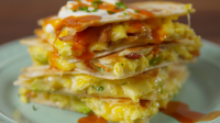 Best Loaded Breakfast Quesadillas - How to Make Loaded ... image