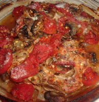Pork Chops with Seasoned Tomatoes Recipe - Food.com image