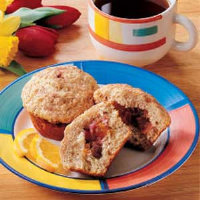 Cinnamon Rhubarb Muffins Recipe: How to Make It image