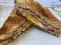 Ham, Egg, and Cheese Sandwich with Secret Sauce image