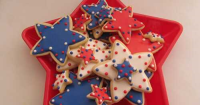 Red, White and Blue Star Cookies! from 
