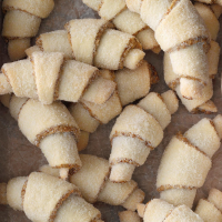 Horn Walnut Cookies Recipe: How to Make It - Taste of Home: Find Recipes, Appetizers, Desserts, Holiday Recipes & Healthy Cooking Tips image