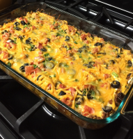 MEXICAN CASSEROLE WITH TORTILLA CHIPS AND BEEF RECIPES