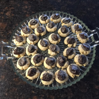 THUMBPRINT COOKIES WITH FROSTING IN THE MIDDLE RECIPES