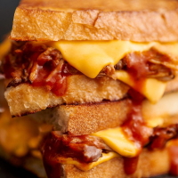 Pulled Pork Grilled Cheese | Allrecipes image